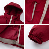 Women's Edgy Red Puffer Jacket