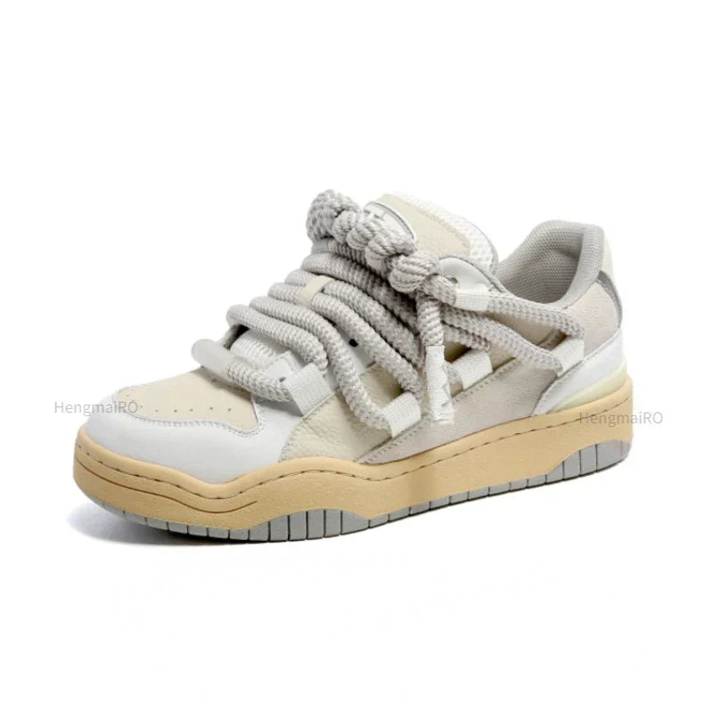Retro Y2K Bread Punk School Skateboard Sneakers