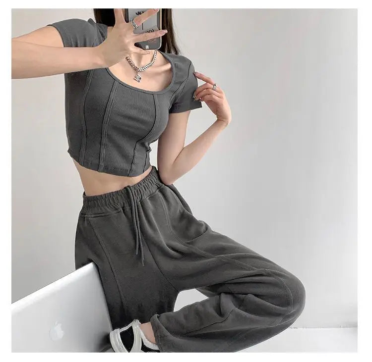 Spicy Desire Pure Cotton Slim Fit Crop Top