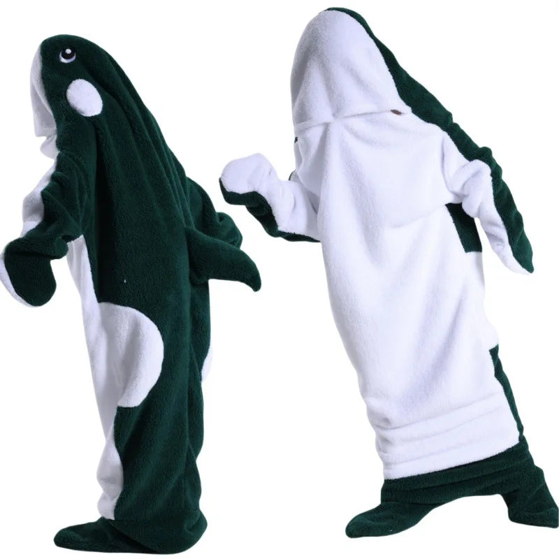 Shark Hoodie Blanket