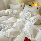 Black Heart Bedding Set
