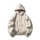 Thick Faux Rabbit Fur Jacket