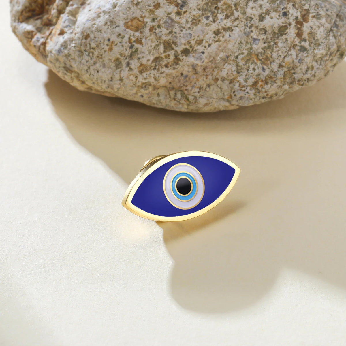Lucky Blue Evil Eye Pin