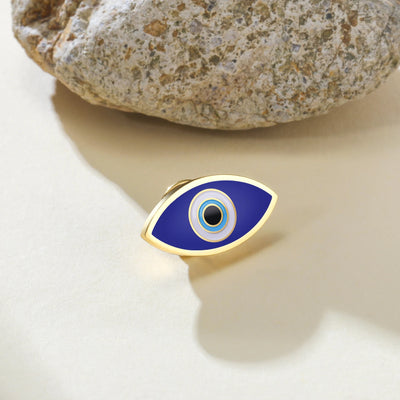 Lucky Blue Evil Eye Pin