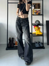 Acubi Black Vintage High Waist Jeans