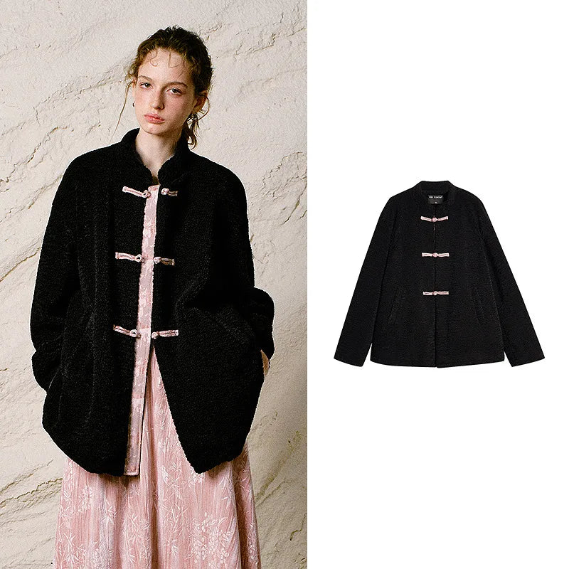 Frog Buttons Padded Jacket