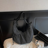 Korean Style Plaid Crossbody Bag