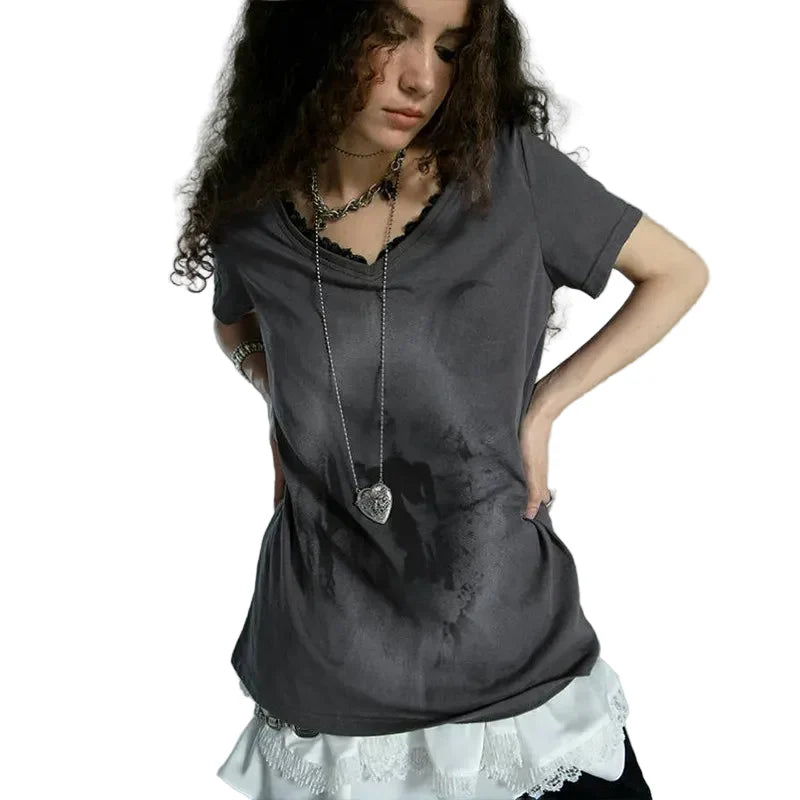 Grunge Aesthetics Graffiti Vintage T-Shirt