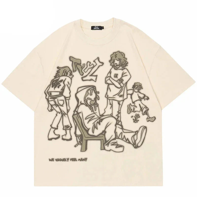 Camiseta de dibujos animados Vida Joven