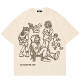 Camiseta de dibujos animados Vida Joven