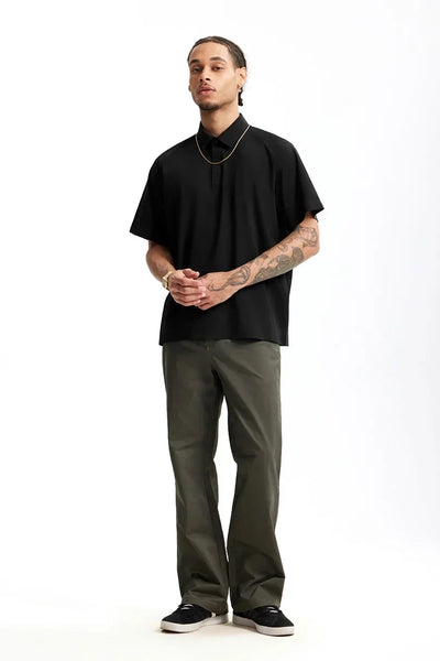 Basic schnelltrocknendes Polo-T-Shirt