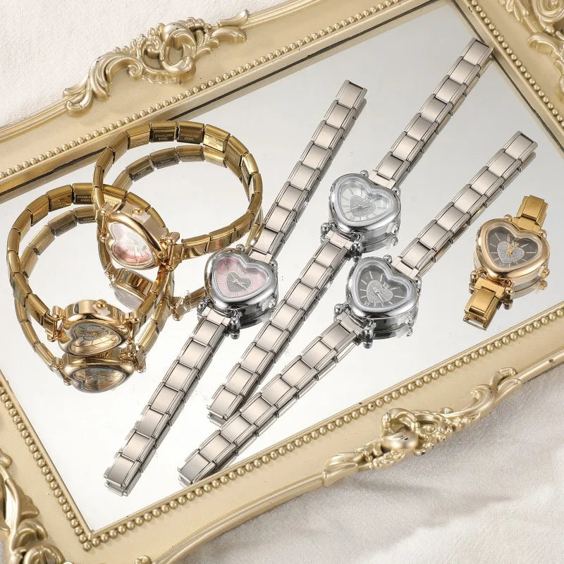 Italian Stainless Butterfly Watch