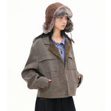 Corporate Girlie Cropped Women's Winter Coat