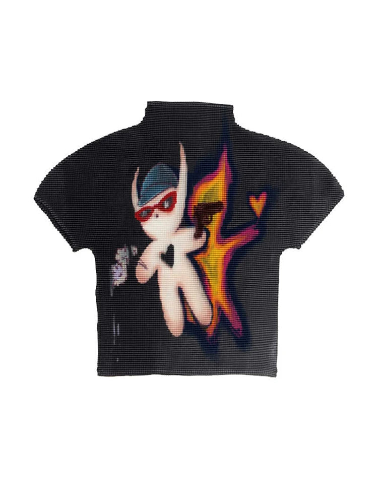Dark Academia Y2k Harajuku Crop Top