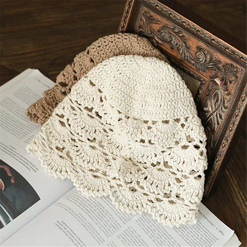 Handmade Knitted Hollow Out Beanie