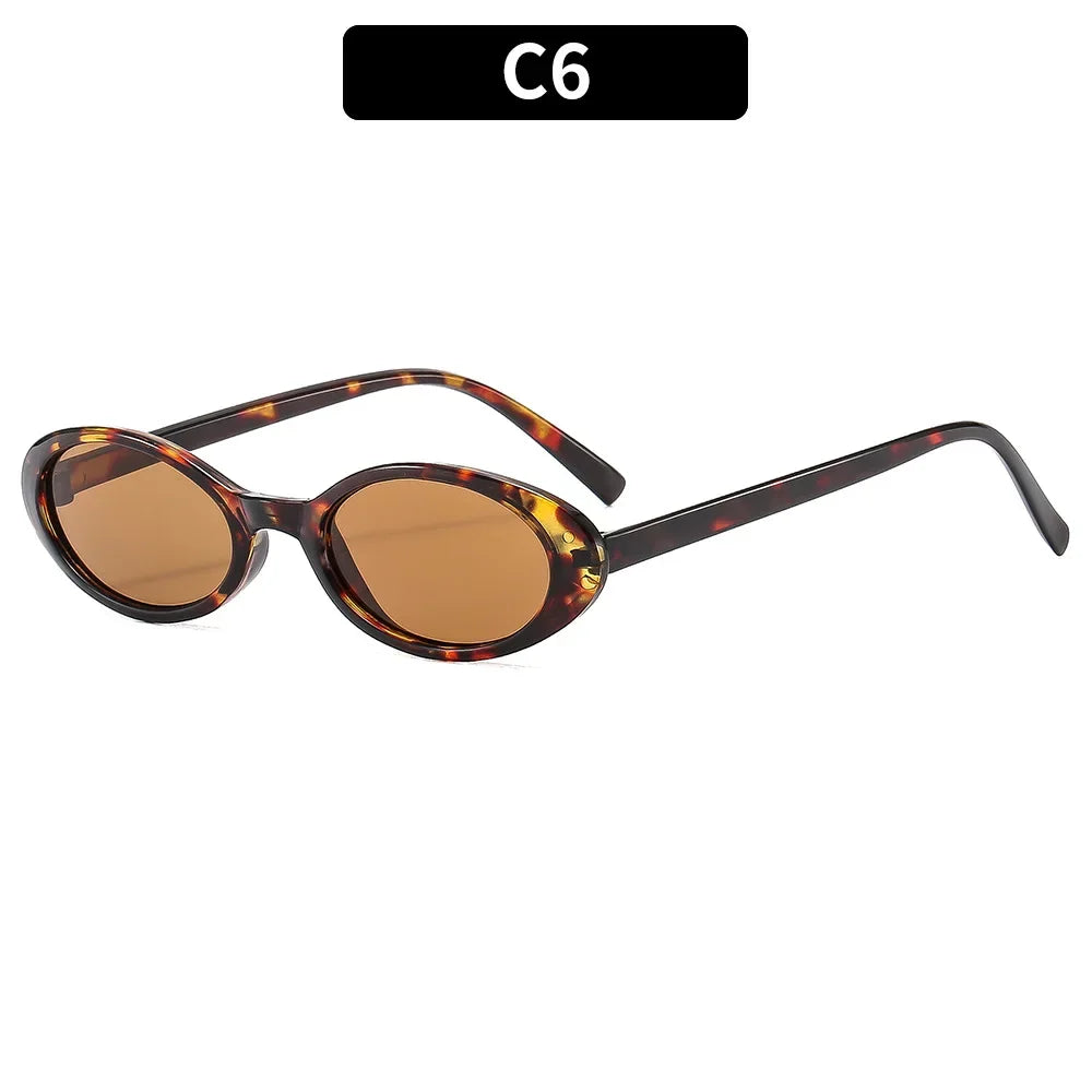 Y2K Retro Oval Sunglasses