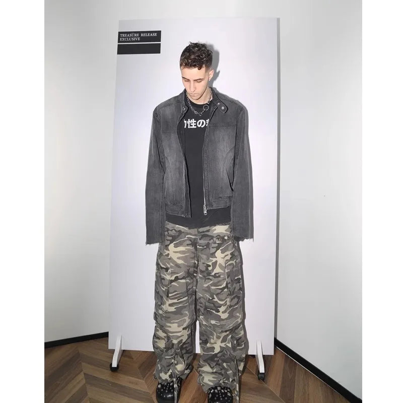 Y2K Washed Zip Jacket