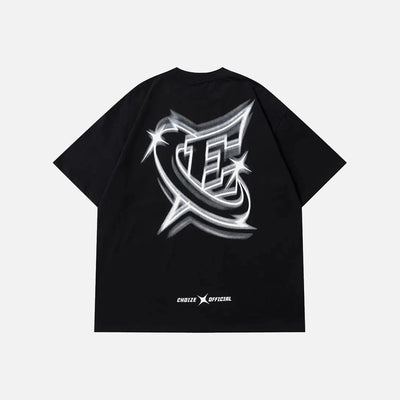 Star Letter Oversized T-shirt