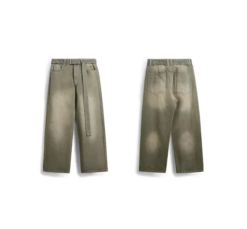 Y2K Retro Washed Jeans