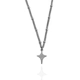 Y2K Star Silver Necklace