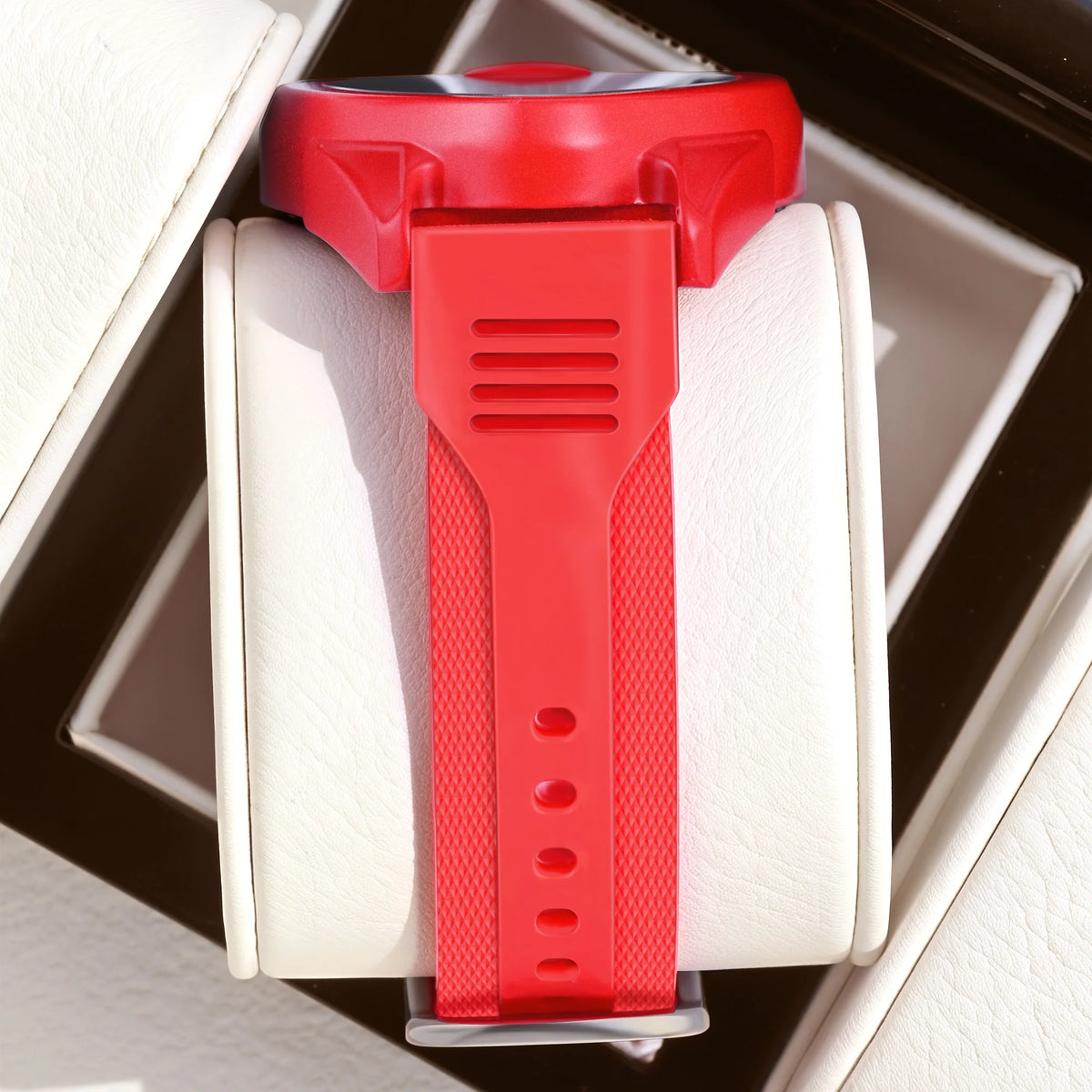 Sporty Triangular Dial Watch