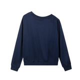 Off-shoulder Y2K Women's Sweatshirt