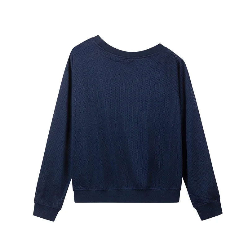 Off-shoulder Y2K Women's Sweatshirt