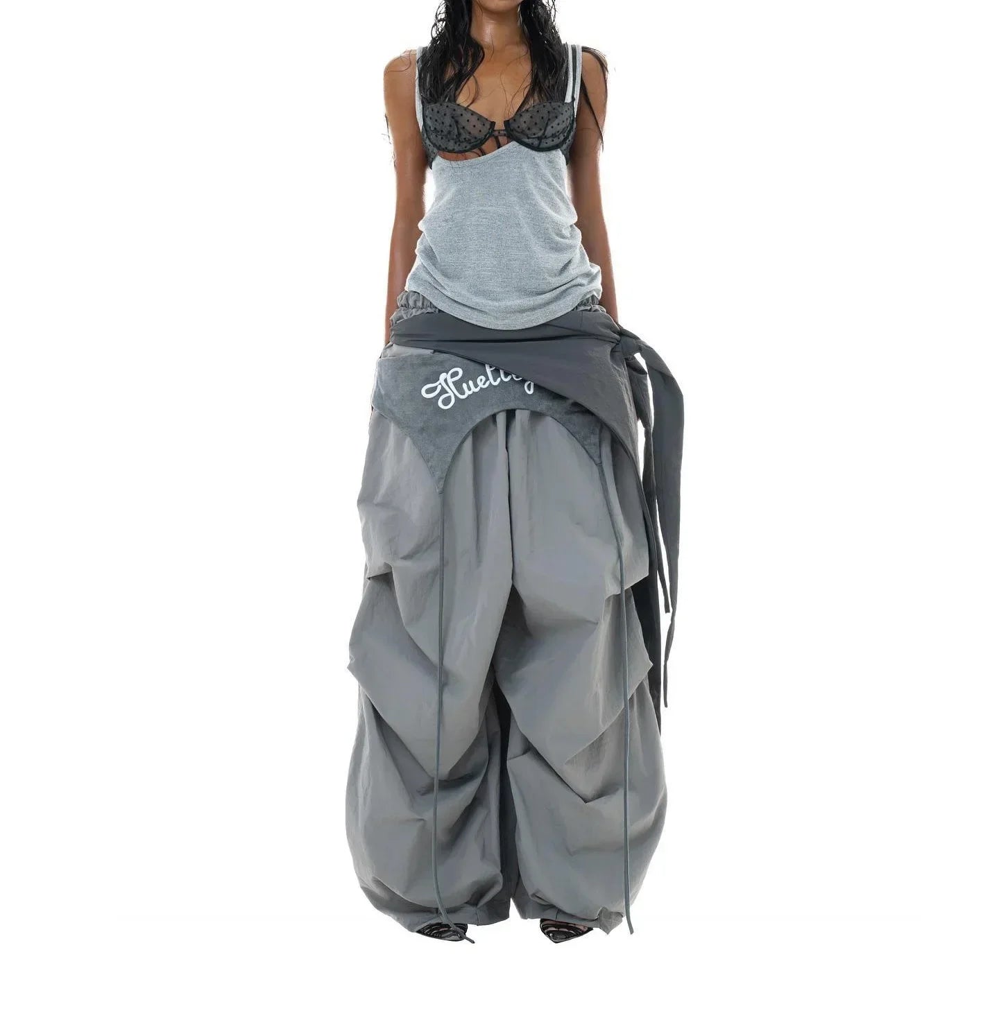 Y2K Wide Leg Retro Cargo Pants