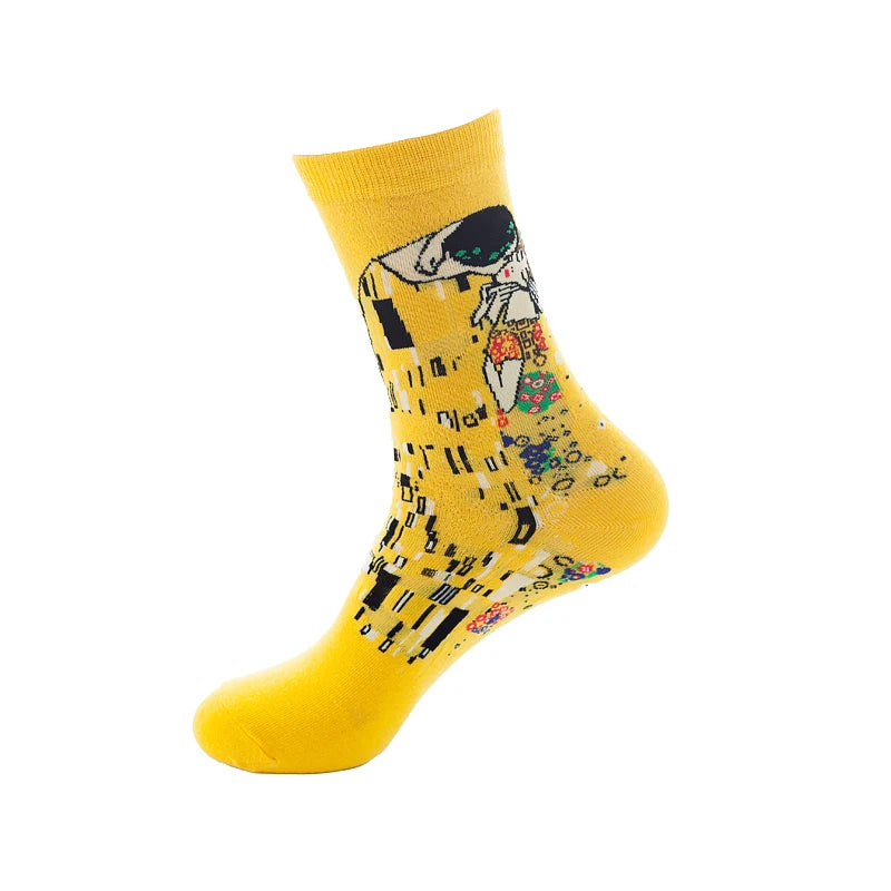 Classic Famous Art Cotton Socks