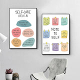 Mental Health Inspiring Quote Poster
