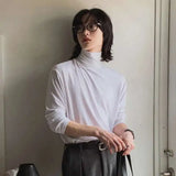 Women Solid Color Korean Style Long T-Shirt