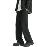 Comfortable Black Loose Korean Pants