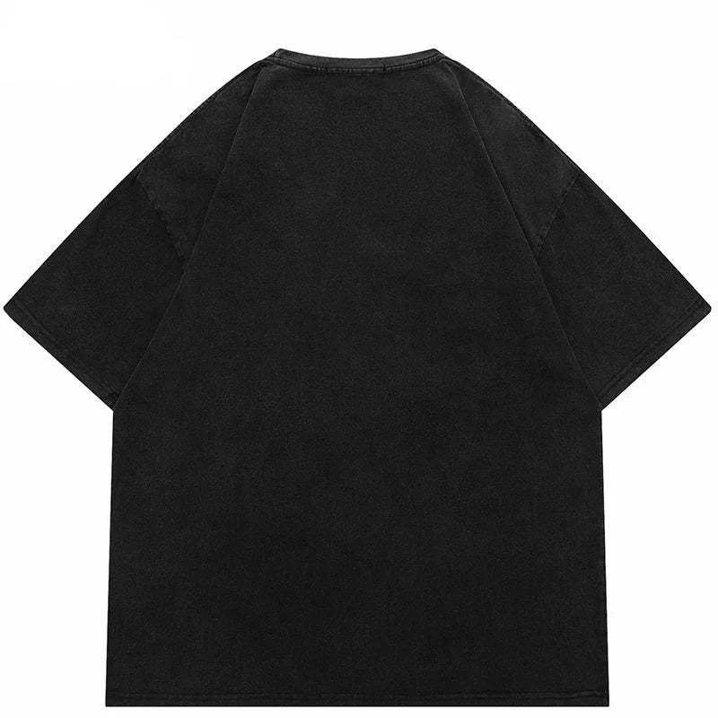 Camiseta vintage con estampado gráfico de mariposa en sombra