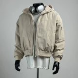 Thick Faux Rabbit Fur Jacket