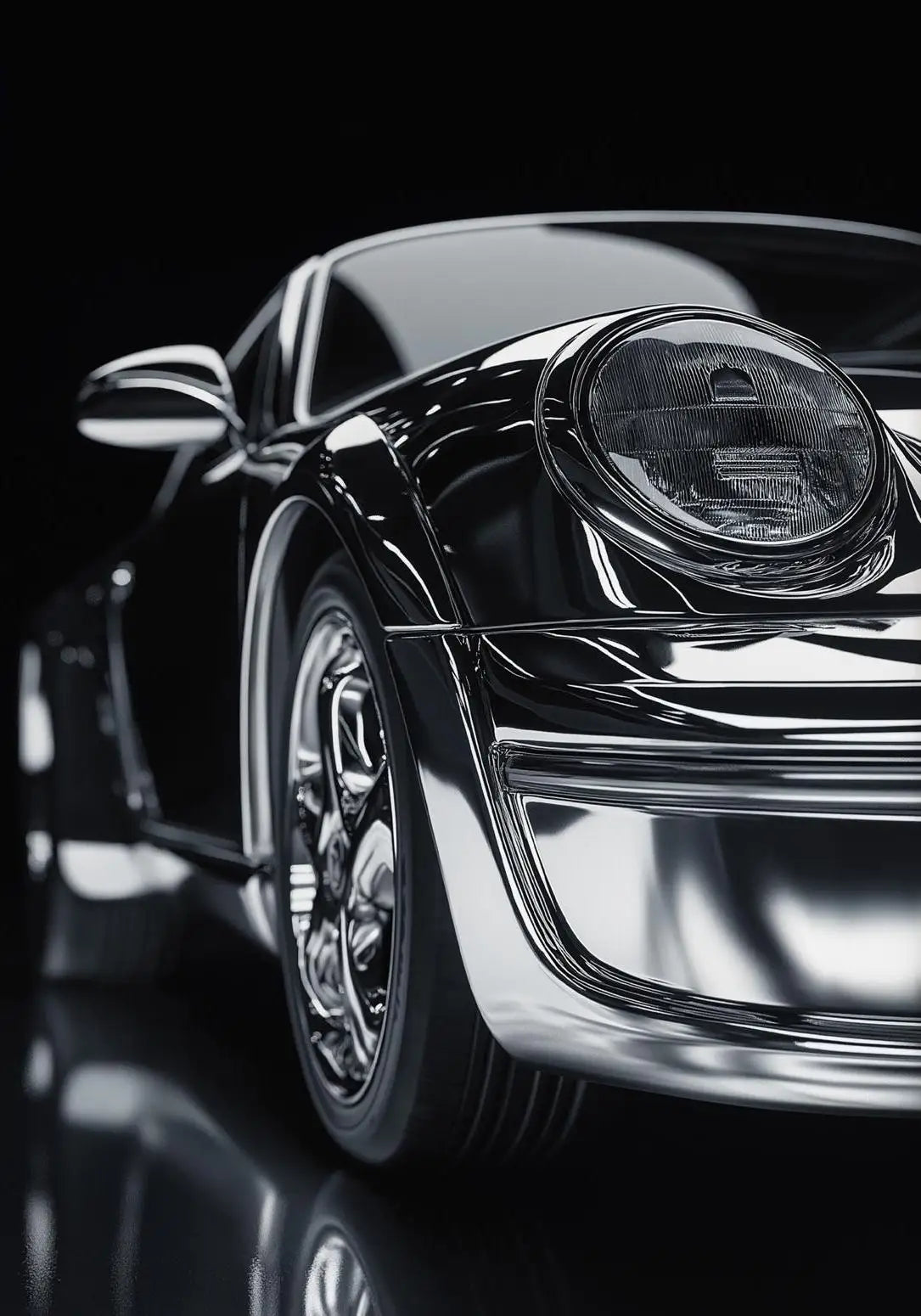 Classic Porsche 911 Alpine Drive Poster