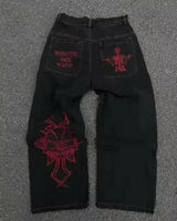 Retro Baggy Low Rise Cargo Jeans