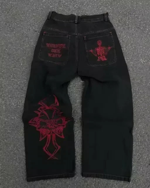 Retro Baggy Low Rise Cargo Jeans