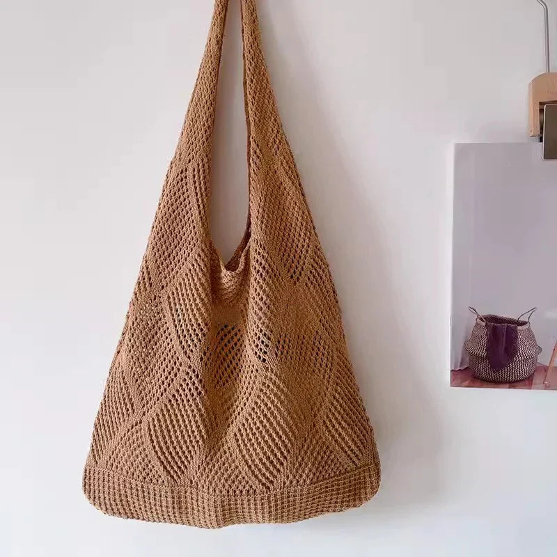 Retro Handgefertigte Häkeltasche für Damen