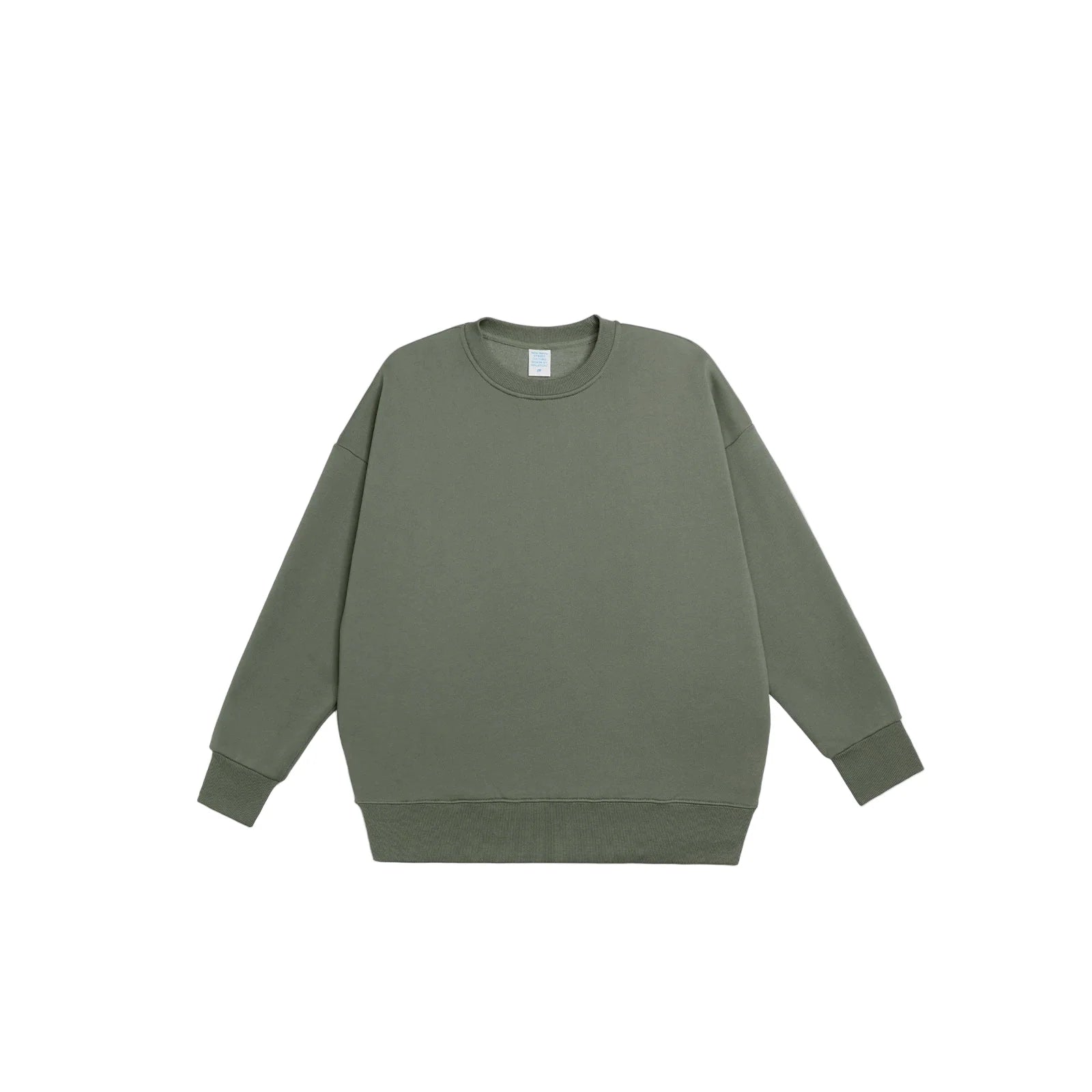 Basic Thick Fleece Crew Neck Sweater
