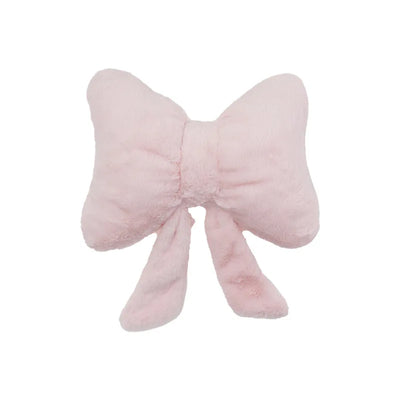 Pink Bow Ribbon Couch Pillow