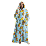 Animal Printed Hooded Blanket