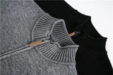 Vintage Loose Knitted Zipper Cardigan