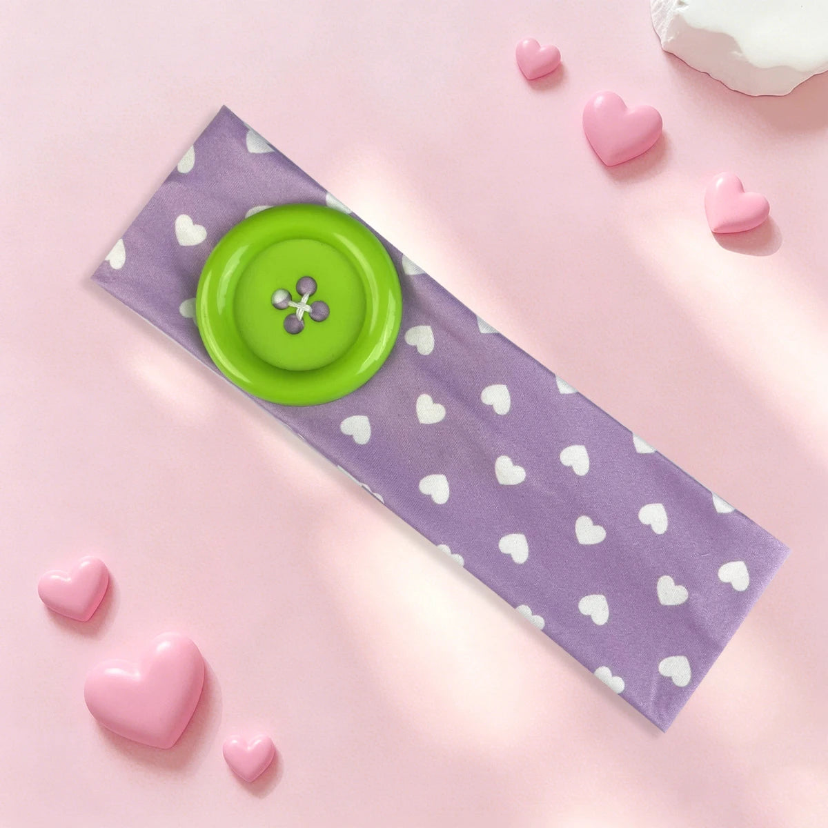 Kawaii Button Headband