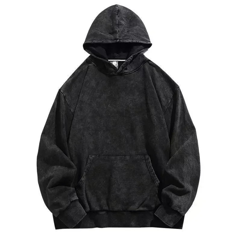 Classic Washed Gray Balaclava Ninja Sweetshirt