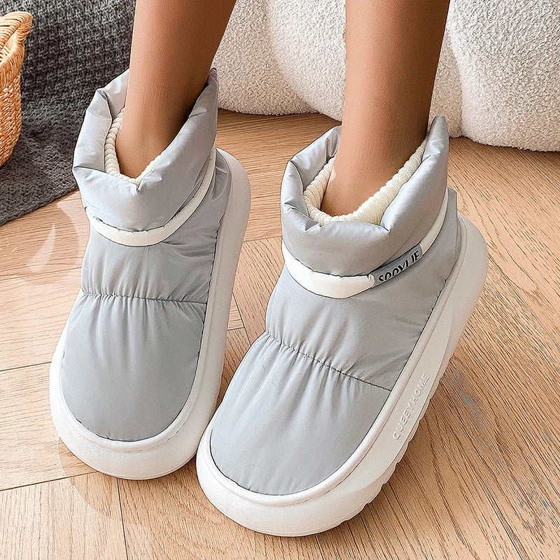 Winter Cotton Padded Thick Sole Shoes
