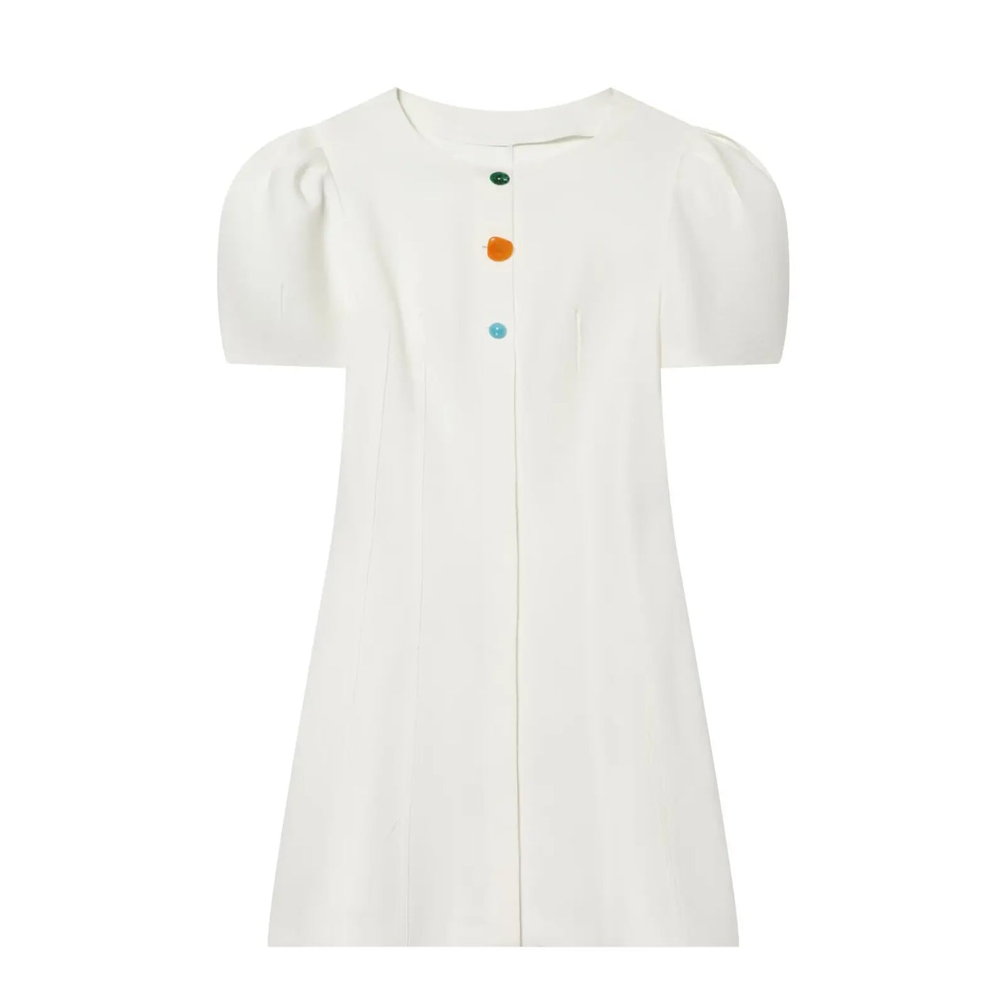 Elegant Summer White Mini Dress