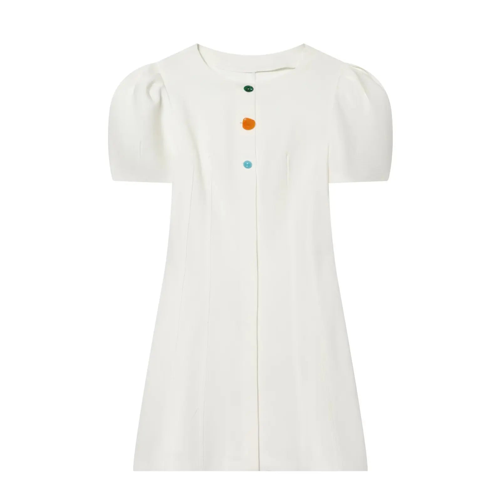 Elegant Summer White Mini Dress