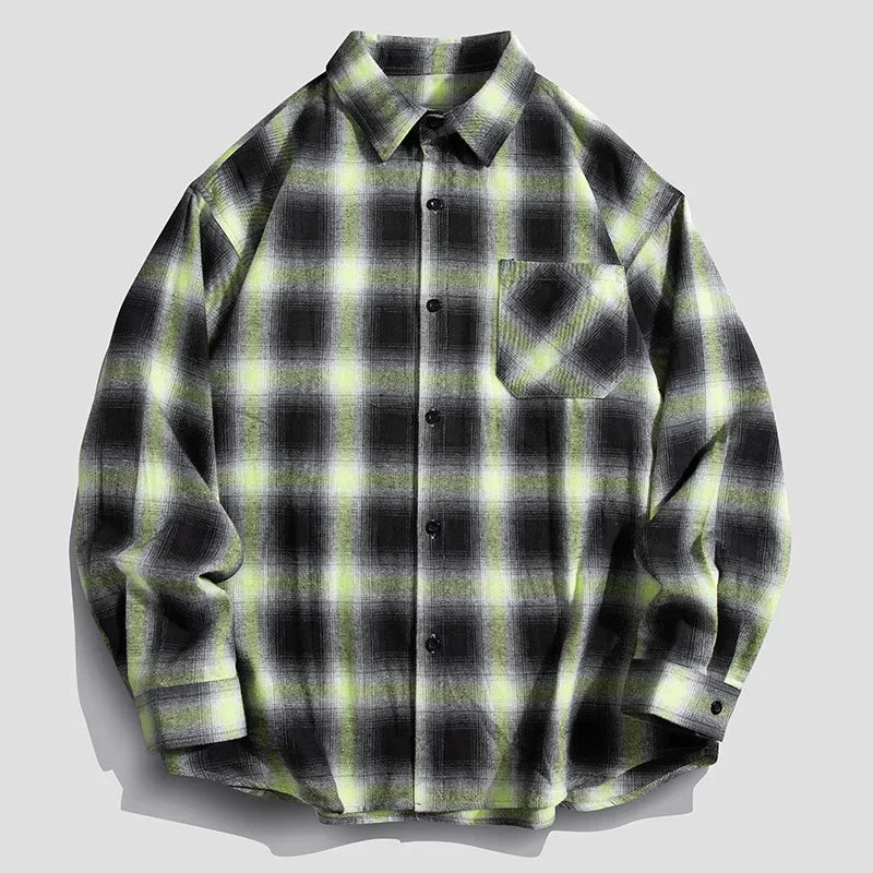 Plaid Front Pocket Shirt