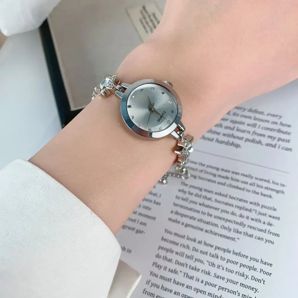 Elegant Rhinestone Bracelet Watch