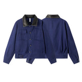 Cowgirl Blue Cargo Denim Jacket
